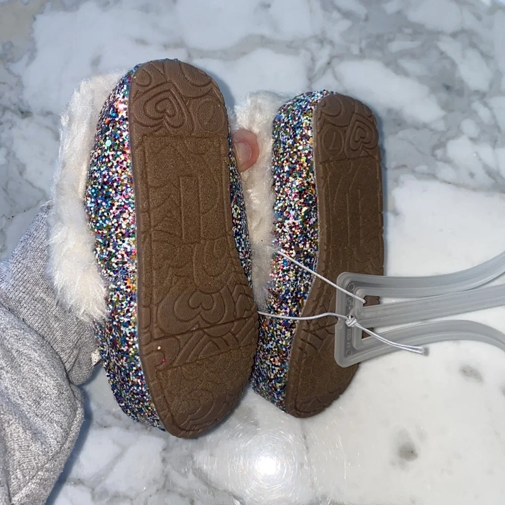 Cat & Jack glitter moccasins